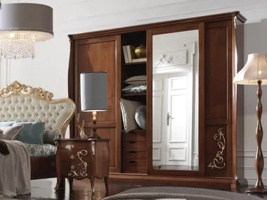 INCANTO - Solid wood wardrobe with drawers _ Guerra Vanni